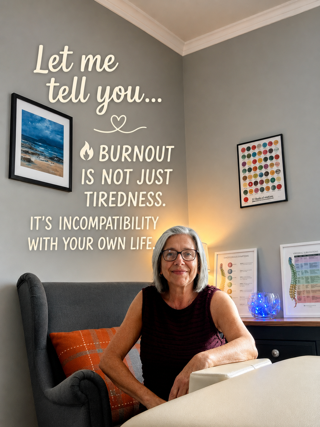 Let me tell you... burnout is not just tiredness. It's incompatibility with your own life — Emilia Pantoja